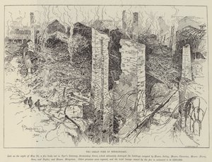 El gran incendio en Bermondsey de Henry Charles Seppings Wright